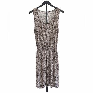 SHEIN Leopard Print Sleeveless Dress